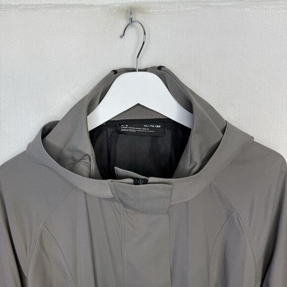 UNDER ARMOUR Misty Copeland Vented Trench Jacket Loose Fit Mink Gray HTF Sz XL - Picture 7 of 16